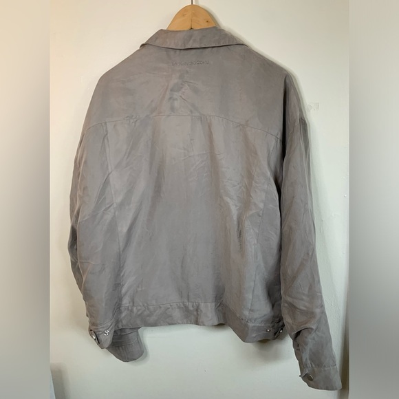 Mki Miyuki Zoku Men's Beige Bomber Jacket Size L NWT - Picture 7 of 9